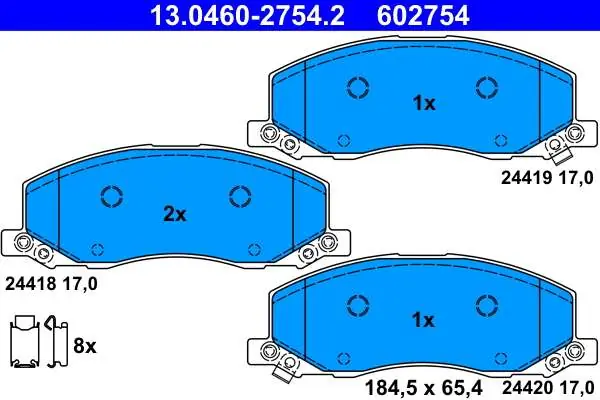 KLOCKI HAM. OPEL INSIGNIA 08- - Ostatnie dni