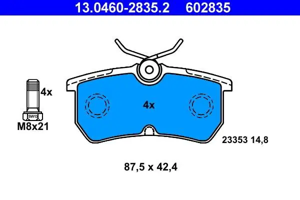 Zamów online - KLOCKI HAM. FORD FOCUS 98-04 TYŁ