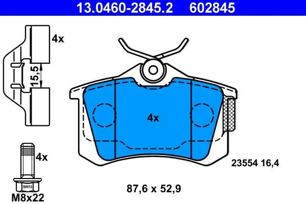 Kup teraz | KLOCKI HAM. RENAULT SCENIC 98- TYŁ