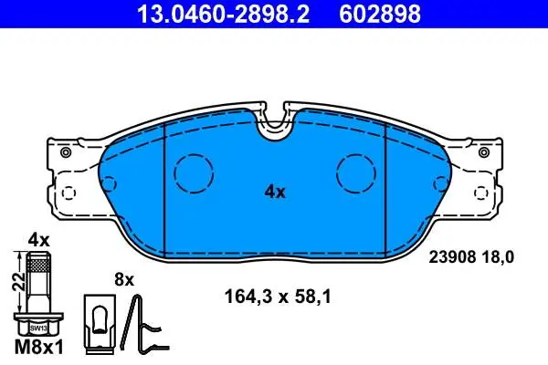 Kup teraz - KLOCKI HAM. JAGUAR S-TYPE 99-08 PRZÓD