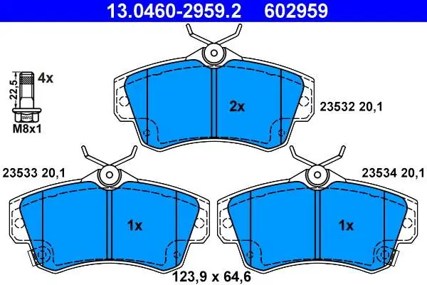 KLOCKI HAM. CHRYSLER PT CRUISER 00-10 - Taniej