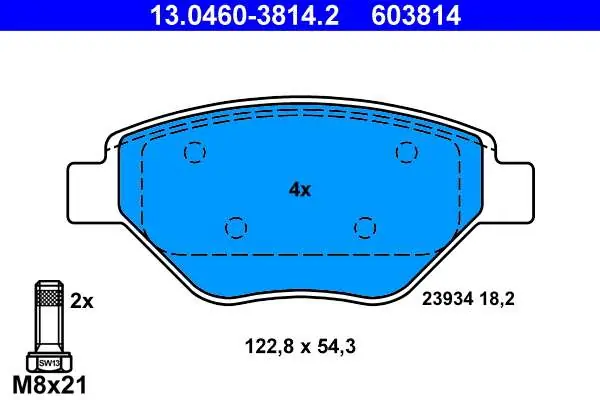 Prosto z fabryki - KLOCKI HAM. RENAULT MEGANE II 1.4 02-