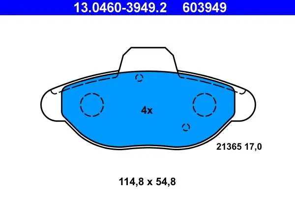 KLOCKI HAM. PRZEDNIE GR.17,0 FIAT CINQUECENTO | Najlepsza cena