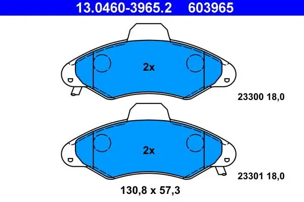 Premium - KLOCKI HAM. FORD ESCORT,ORION 90-00 Z CZUJ.
