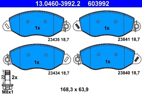KLOCKI HAM. FORD TRANSIT 00-06 - Od ręki