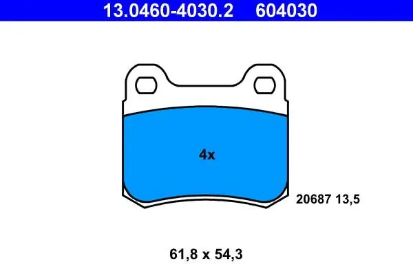 KLOCKI HAM. MERCEDES W201 82-93 TYŁ | Superoferta