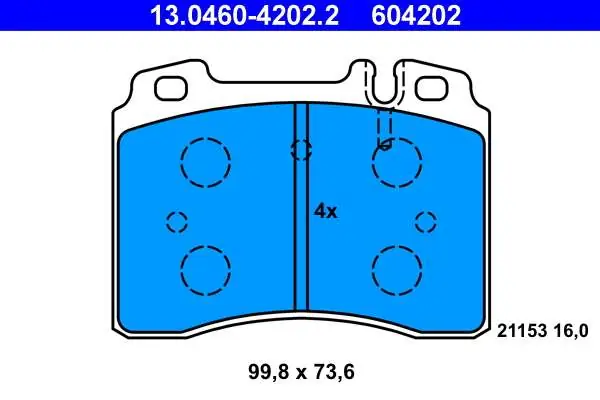 Hit cenowy - KLOCKI HAM. MERCEDES W124 E-KLASA 93-96 3,2
