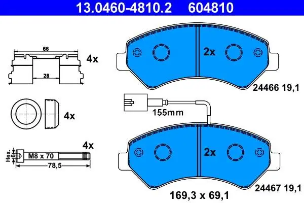 Ostatnie dni | KLOCKI HAM. CITROEN JUMPER 06-