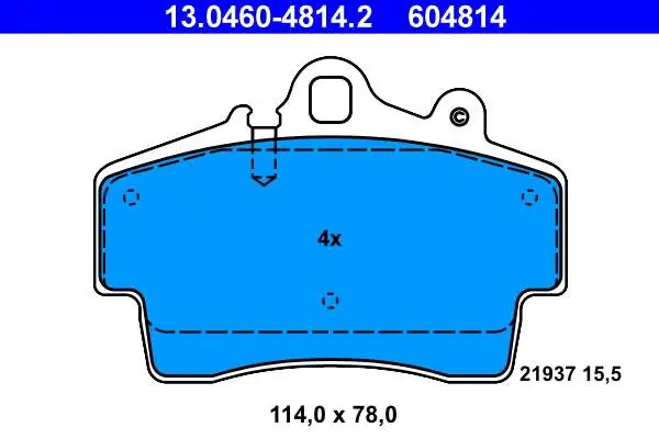KLOCKI HAM. PORSCHE BOXSTER (986) 99-04 PRZÓD - Ostatnie dni promocji