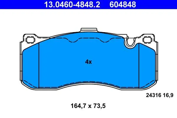 Obniżka | KLOCKI HAM. BMW 1 E82 07- 135I PRZÓD