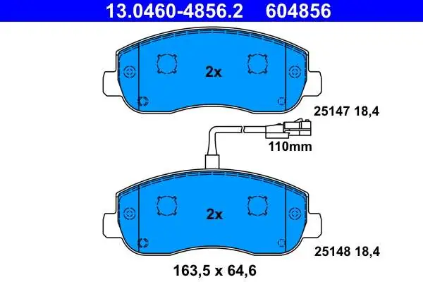 KLOCKI HAM. OPEL MOVANO 10- PRZÓD Z CZUJ - Premium