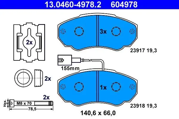 Łatwy zwrot | KLOCKI HAM. FIAT DUCATO 02-