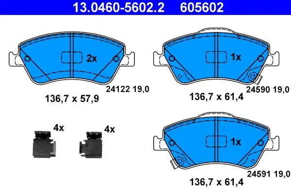 KLOCKI HAM. TOYOTA AURIS 07- | Właśnie dodano
