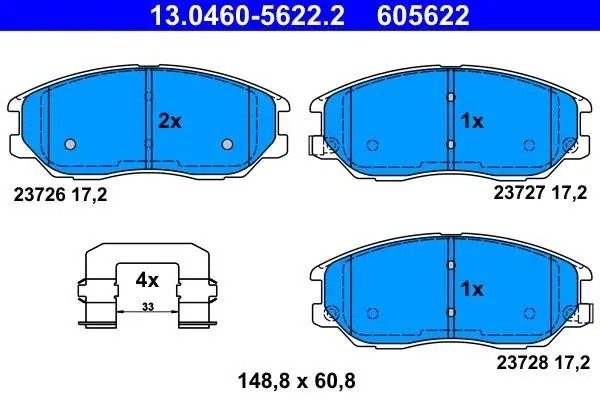 Oferta promocyjna | KLOCKI HAM. HYUNDAI TERRACAN 03-06
