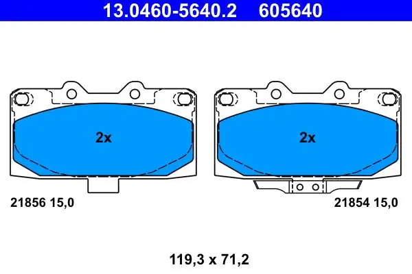 KLOCKI HAM. SUBARU IMPREZA 98-07 | Oferta limitowana
