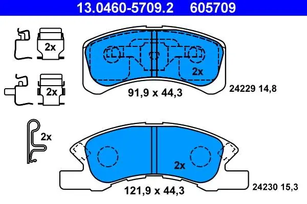 KLOCKI HAM. DAIHATSU CUORE 03- - Ostatnie sztuki