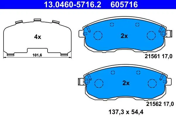 KLOCKI HAM. SUZUKI SX4 06- PRZÓD | Szybka dostawa