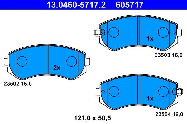 KLOCKI HAM. NISSAN ALMERA 97-00 (+ABS) | Produkt wysokiej jakości