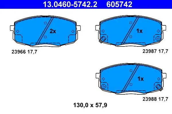 KLOCKI HAM. KIA CEE‘D 06- PRZÓD | Najwyższa jakość