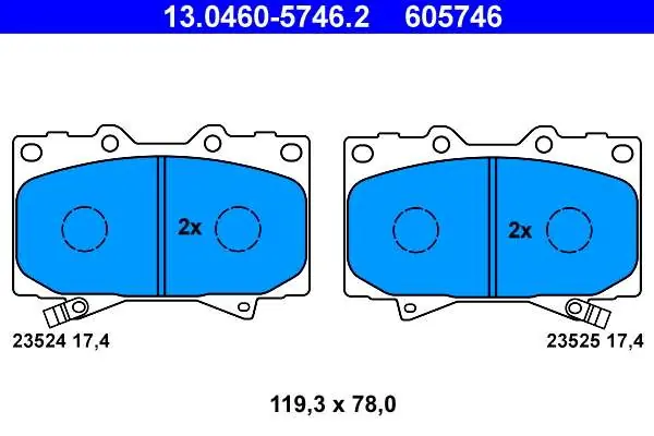 Wygodne zakupy - KLOCKI HAM. TOYOTA LANDCRUISER 01-08 PRZÓD
