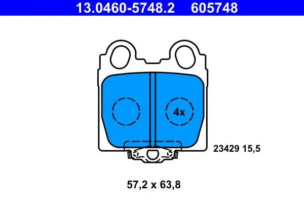 KLOCKI HAM. LEXUS GS300 97-05 TYŁ | Nowość