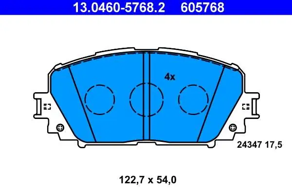 Sprawdź teraz - KLOCKI HAM. TOYOTA YARIS 06- (+ABS)