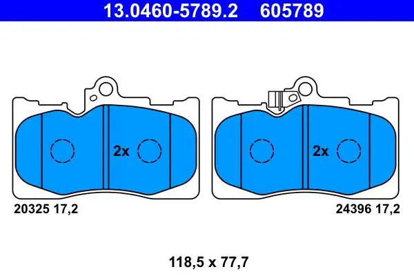 KLOCKI HAM. LEXUS GS300-450H 05- - Najwyższa jakość