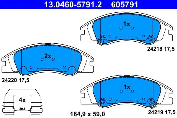 KLOCKI HAM. KIA CERATO 04- Z CZUJ. - Taniej