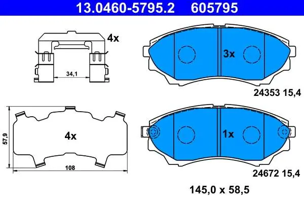 Produkt ceniony przez klientów - KLOCKI HAM. FORD RANGER 2,5TD 02-
