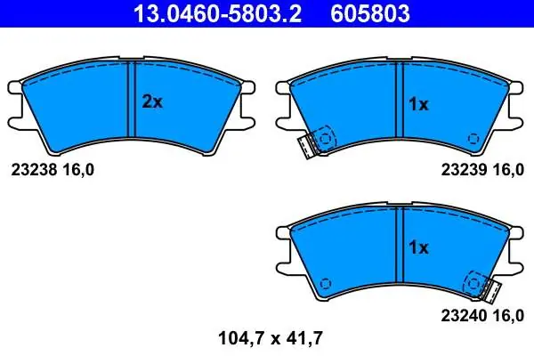 KLOCKI HAM. HYUNDAI ATOS 97-01 | Niska cena