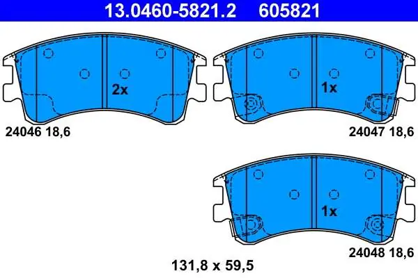 Produkt ceniony przez klientów - KLOCKI HAM. MAZDA 6 02-07
