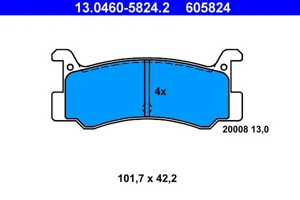 KLOCKI HAM. MAZDA 323 85-89 TYŁ - Hit sprzedaży