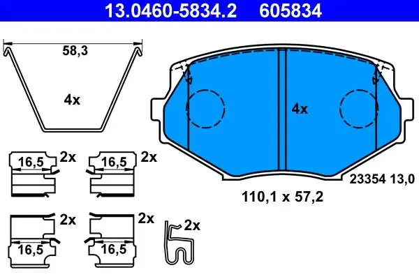KLOCKI HAM. MAZDA MX5 93-00 | Na zamówienie