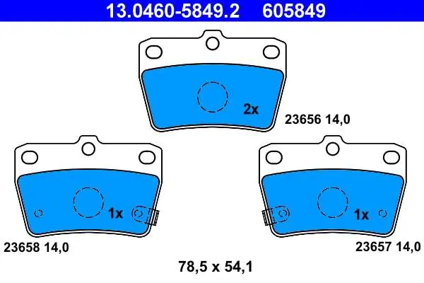 KLOCKI HAM. TOYOTA RAV-4 00-05 TYŁ Z CZUJ. | Nowość w ofercie