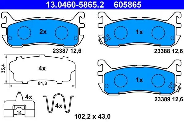 Nowa pozycja w ofercie | KLOCKI HAM. MAZDA MX5 00-05 TYŁ