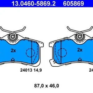 Bestseller - KLOCKI HAM. TOYOTA AVENSIS 01-03 TYŁ
