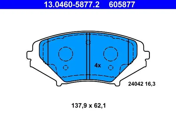 Prosto od producenta | KLOCKI HAM. MAZDA RX8 03-