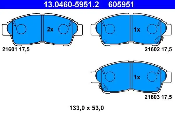 KLOCKI HAM. TOYOTA COROLLA,CARINA E - Ulubieniec klientów