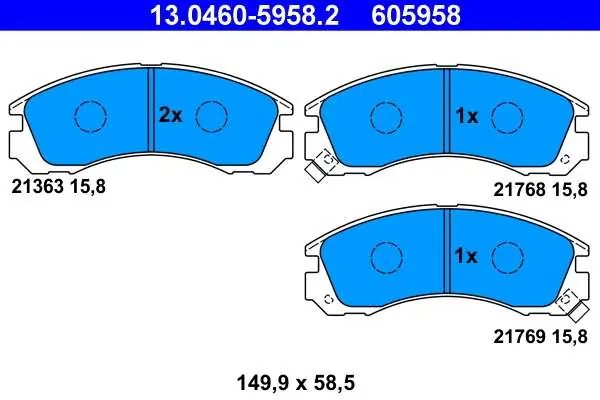 Produkt premium | KLOCKI HAM. MITSUBISHI PAJERO 90-00