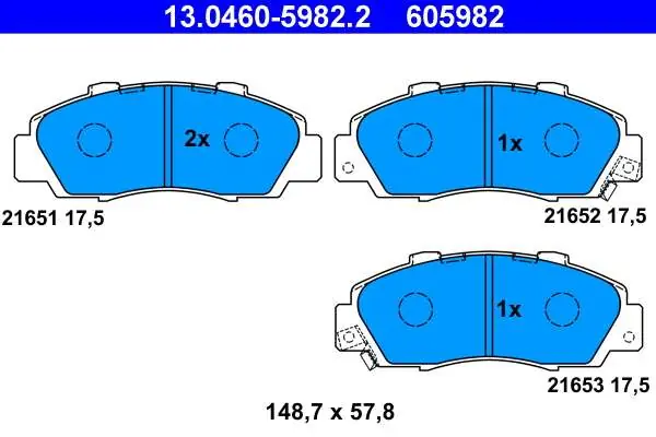 Sprawdzony produkt | KLOCKI HAM. HONDA ACCORD 91-98