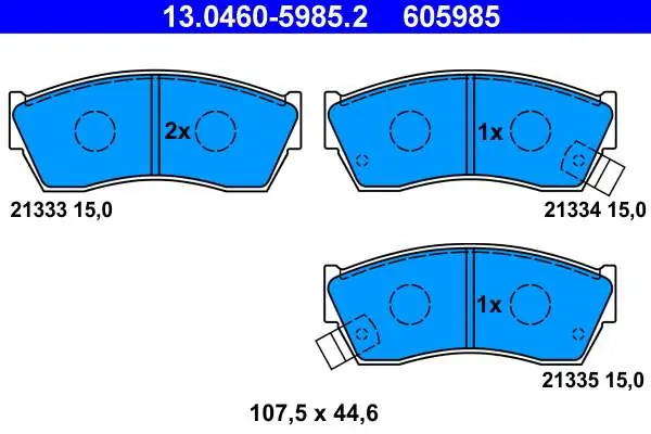 KLOCKI HAM. SUZUKI SWIFT 89-98 | Końcówka zapasów
