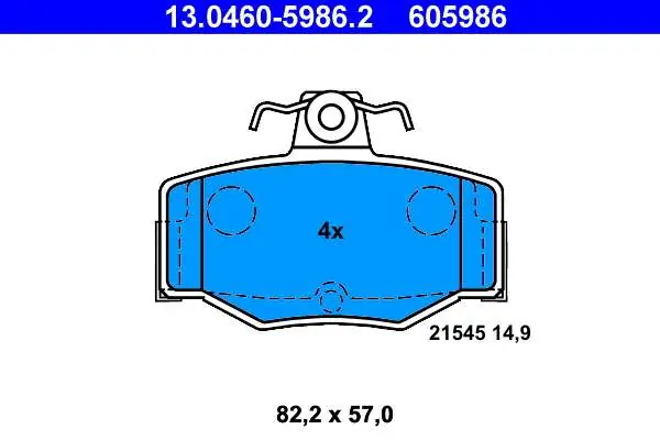Oferta kończy się wkrótce - KLOCKI HAM. NISSAN PRIMERA 90-02 TYŁ
